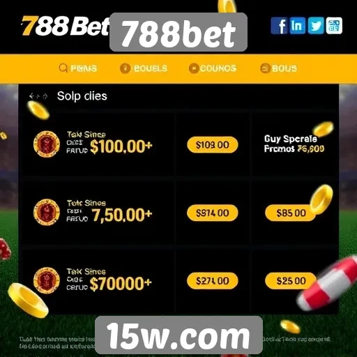 Promoções e bônus oferecidos pela 788bet